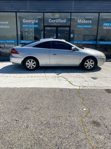 2005 Honda Accord for sale at Georgia Certified Motors in Stockbridge GA