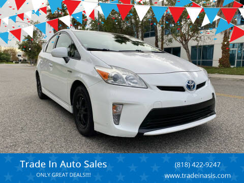2012 Toyota Prius for sale at Trade In Auto Sales in Van Nuys CA