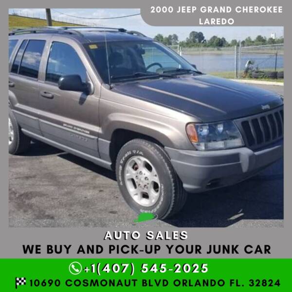 2000 Jeep Grand Cherokee for sale at Orlando Auto Sales Recycling in Orlando FL