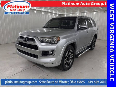 2016 Toyota 4Runner for sale at Platinum Auto Group Inc. in Minster OH