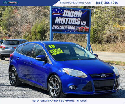 2013 Ford Focus for sale at Union Motors in Seymour TN