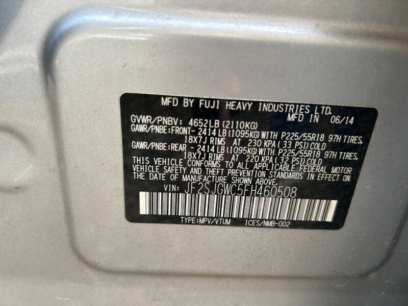 2015 Subaru Forester 2.0XT Touring