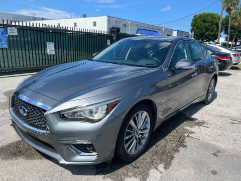 2018 Infiniti Q50 for sale at Vice City Deals in Doral FL