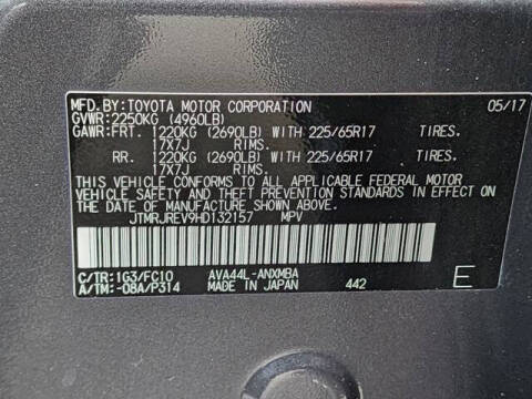 2017 Toyota RAV4 Hybrid XLE