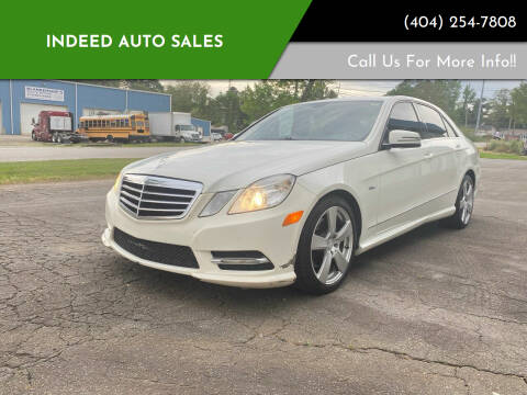 2012 Mercedes-Benz E-Class for sale at Indeed Auto Sales in Lawrenceville GA