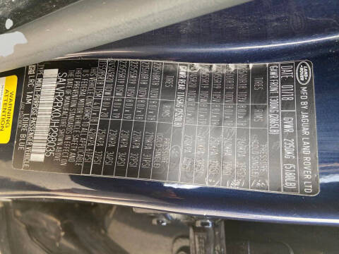 2018 Land Rover Range Rover Evoque HSE