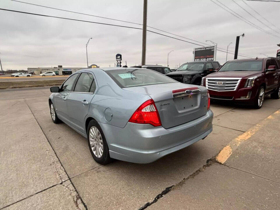 2010 Ford Fusion Hybrid for sale at Nebraska Motors LLC in Fremont, NE