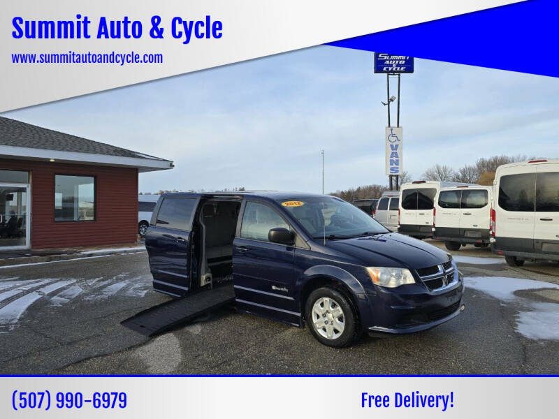 2012 Dodge Grand Caravan for sale at Summit Auto & Cycle in Zumbrota MN