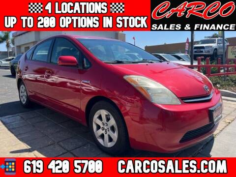2008 Toyota Prius for sale at CARCO SALES & FINANCE in Chula Vista CA