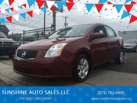 2008 Nissan Sentra for sale at SUNSHINE AUTO SALES LLC in Paterson NJ