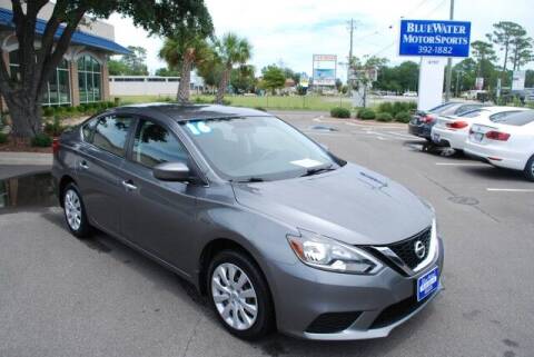 2016 Nissan Sentra for sale at BlueWater MotorSports in Wilmington NC