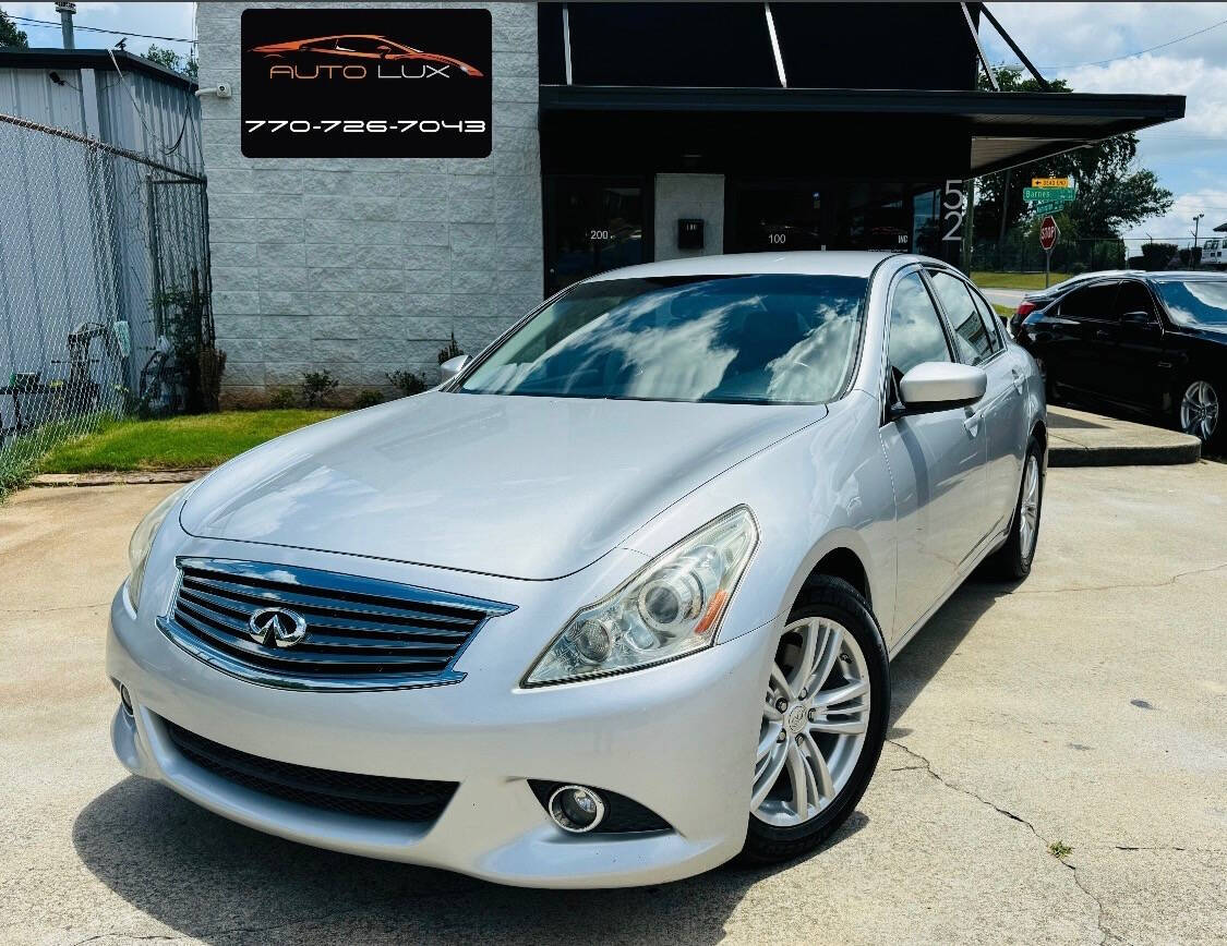 2011 INFINITI G25 Sedan for sale at AUTO LUX INC in Marietta, GA