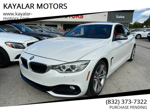 2015 BMW 4 Series for sale at KAYALAR MOTORS in Houston TX