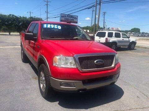 2005 Ford F-150 for sale at Paul Fulbright Used Cars in Greenville SC