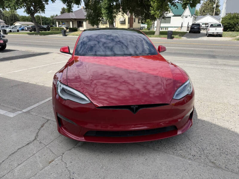 Used 2021 Tesla Model S Plaid with VIN 5YJSA1E61MF438736 for sale in Preston, ID