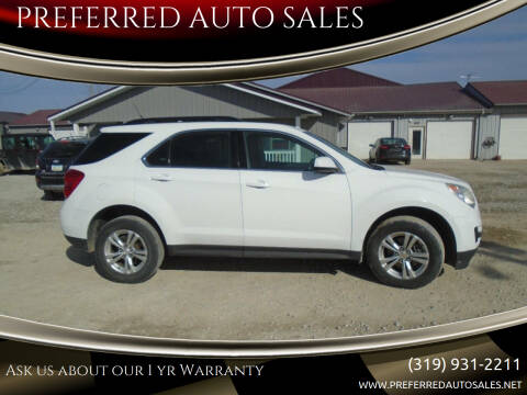 2012 Chevrolet Equinox for sale at PREFERRED AUTO SALES in Lockridge IA