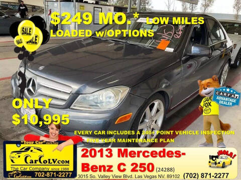 2013 Mercedes-Benz C-Class for sale at The Car Company - 249 monthly payments in Las Vegas NV