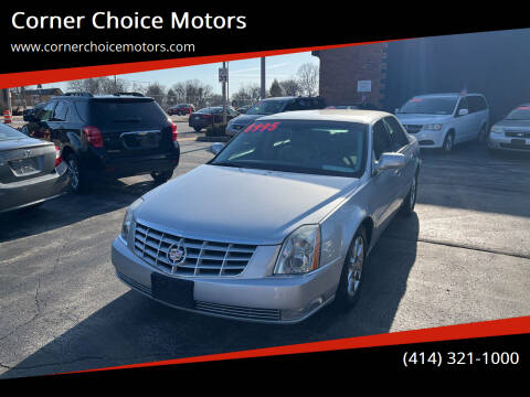 2010 Cadillac DTS Pro for sale at Corner Choice Motors in West Allis WI