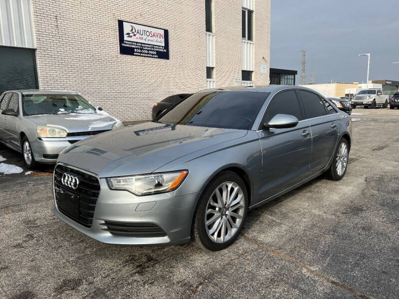 2014 Audi A6 for sale at AUTOSAVIN in Elmhurst IL
