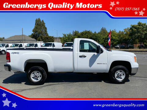 2009 GMC Sierra 2500HD for sale at Greenbergs Quality Motors in Napa CA