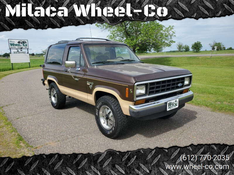 1987 Ford Bronco II for sale at Milaca Wheel-Co in Milaca MN