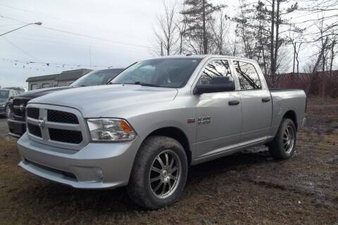 2015 RAM 1500 for sale at Warner's Auto Body of Granville, Inc. in Granville NY