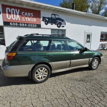 2003 Subaru Outback for sale at Cox Cars & Trux in Edgerton WI