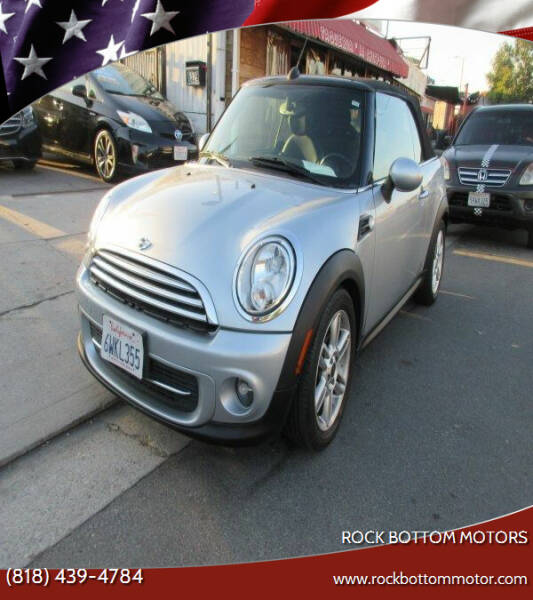 2011 MINI Cooper for sale at Rock Bottom Motors in North Hollywood CA
