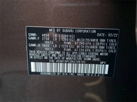 2022 Subaru Outback Touring