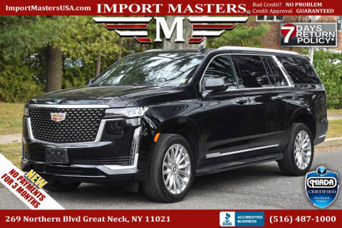 2023 Cadillac Escalade ESV for sale at Import Masters in Great Neck NY