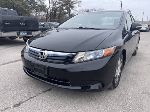 2012 Honda Civic for sale at Sam's Auto Sales in Houston TX