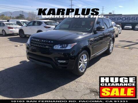 2015 Land Rover Range Rover Sport for sale at Karplus Warehouse in Pacoima CA