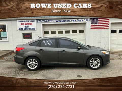 2015 Ford Focus for sale at Rowe Used Cars in Beaver Dam KY