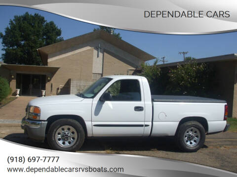 2005 GMC Sierra 1500 for sale at DEPENDABLE CARS in Mannford OK