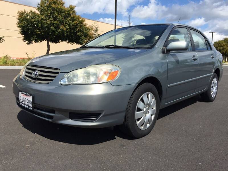2003 Toyota Corolla for sale at 707 Motors in Fairfield CA