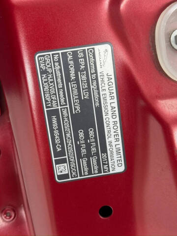 2017 Jaguar F-TYPE R
