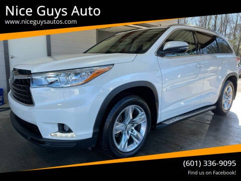 2014 Toyota Highlander for sale at Nice Guys Auto in Hattiesburg MS