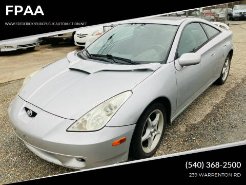 2000 Toyota Celica for sale at FPAA in Fredericksburg VA