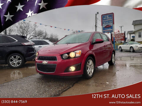 2015 Chevrolet Sonic for sale at 12th St. Auto Sales in Canton OH