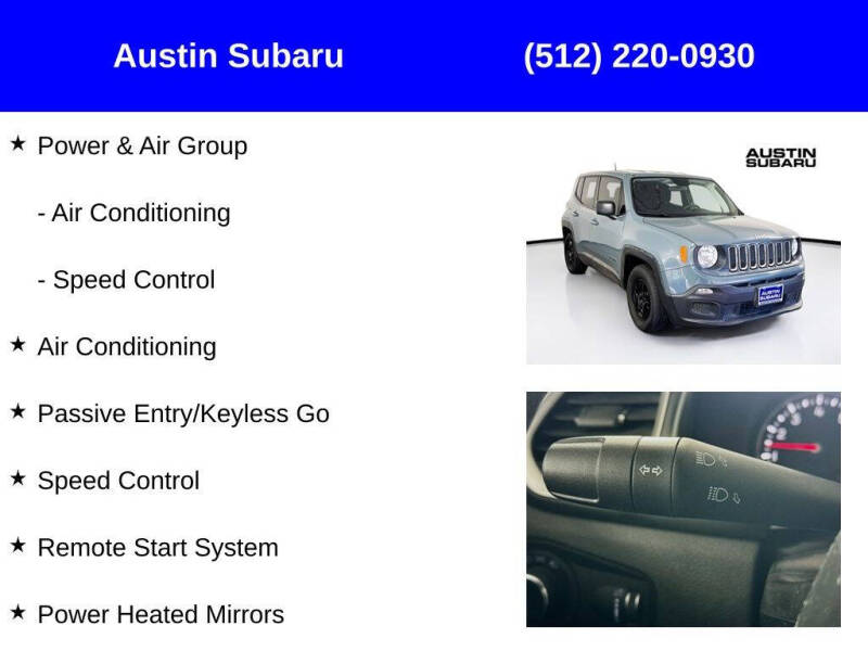 2018 Jeep Renegade Sport