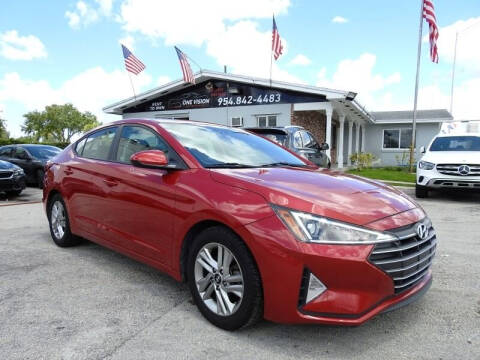 2020 Hyundai Elantra for sale at One Vision Auto in Hollywood FL