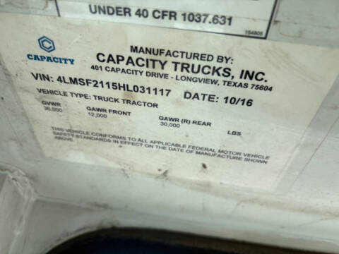 2017 Capacity Yard Spotter