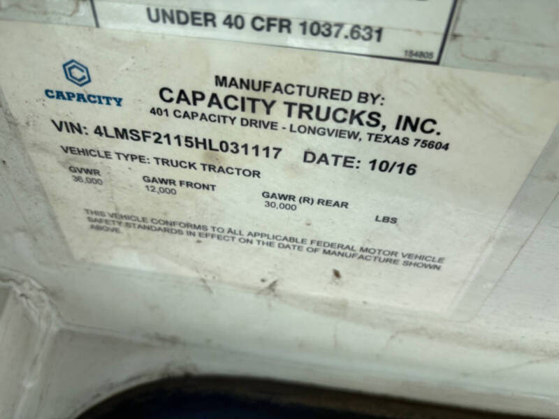 2017 Capacity Yard Spotter