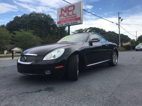 2004 Lexus SC 430 for sale at NO FULL COVERAGE AUTO SALES LLC in Austell GA