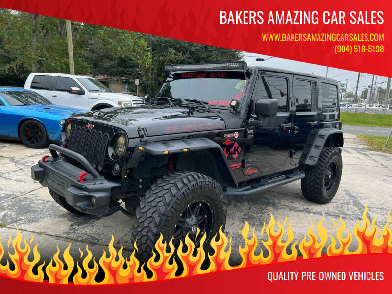 2015 Jeep Wrangler Unlimited for sale at Bakers Amazing Car Sales in Jacksonville FL