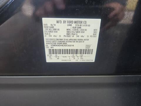 2018 Ford Explorer XLT