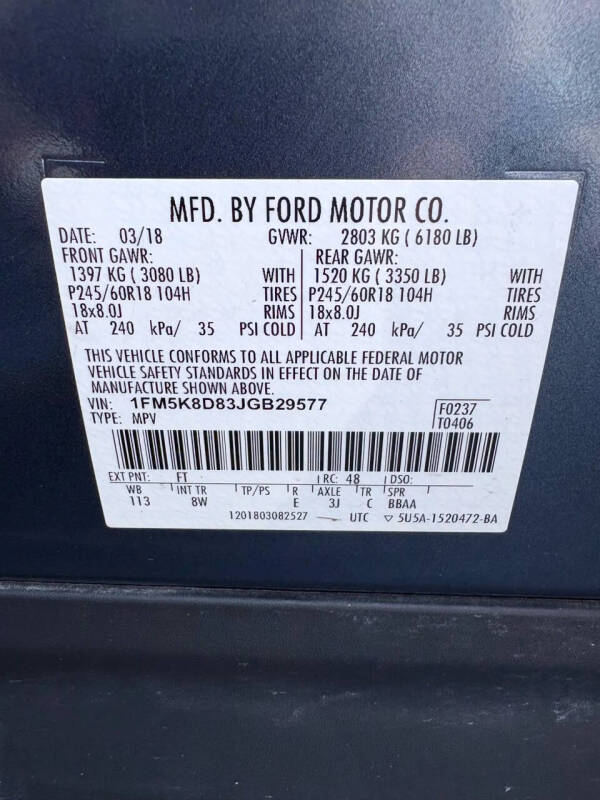 2018 Ford Explorer XLT