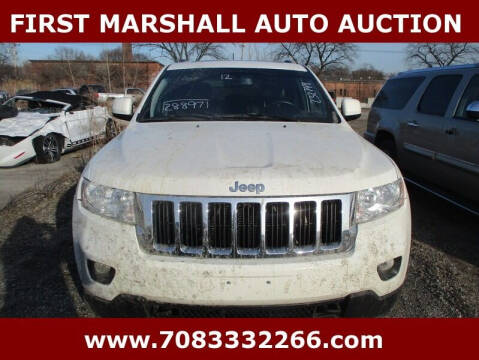 2012 Jeep Grand Cherokee for sale at First Marshall Auto Auction in Harvey IL