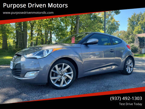 2017 Hyundai Veloster for sale at Purpose Driven Motors in Sidney OH