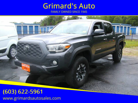 2021 Toyota Tacoma for sale at Grimard's Auto in Hooksett NH
